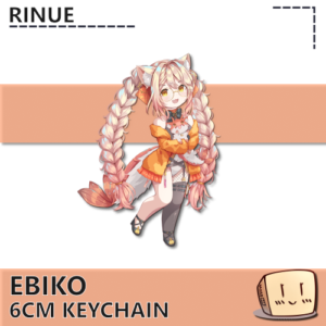 Ebiko & Gwub Holographic Keychain - Rinue