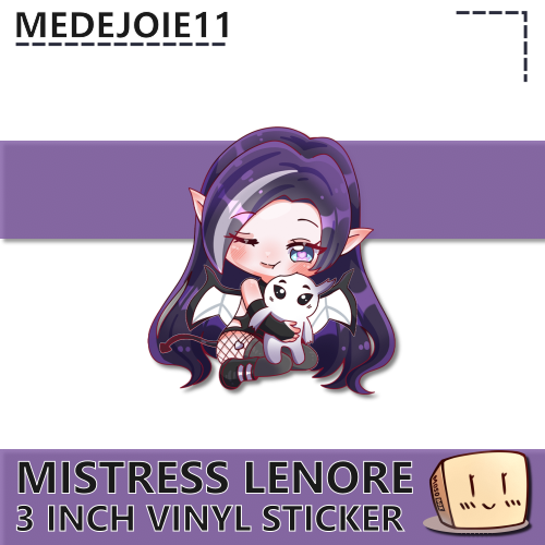 LEN-S-01 Mistress Lenore Sticker - medejoie11 - Store Image