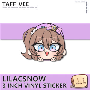 LilacSnow Peak Sticker - Taff_Vee