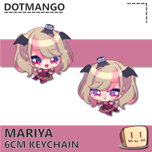 Pouting Mariya Keychain - dotmango