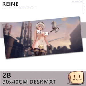 2B Nude & Pod NSFW Deskmat - Reine