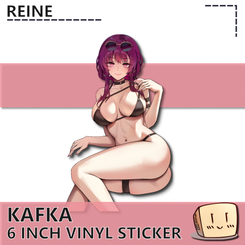 REI-S-A-27 Poolside Kafka Bikini Sticker - Reine - Store Image