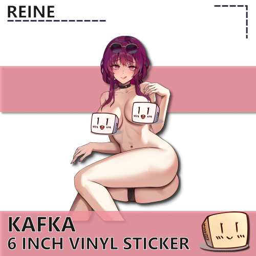 REI-S-A-28 Poolside Kafka Nude NSFW Sticker - Reine - Censored