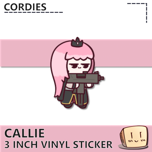 COR-S-08 SMG Callie Sticker - Cordies - Store Image