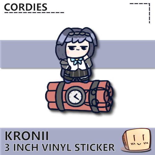 COR-S-10 TNT Kronii Sticker - Cordies - Store Image