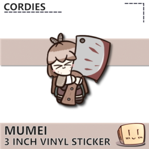 Cleaver Mumei Sticker - Cordies