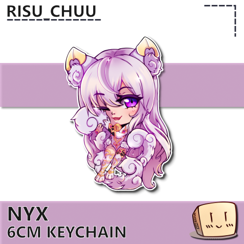 NYX-KC-01 Nyx Tail Fluff Keychain - Risu_Chuu - Store Image