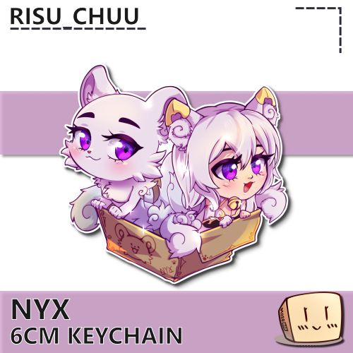 NYX-KC-02 Nyx Box Keychain - Risu_Chuu - Store Image