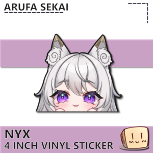 Nyx Peeker Sticker - Arufa Sekai