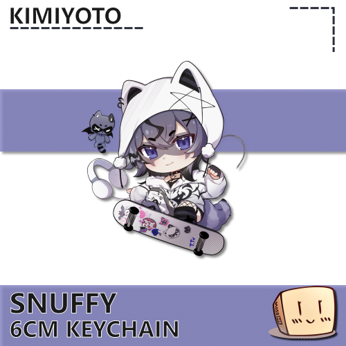 SNU-KC-02 Skater Snuffy Keychain - Kimiyoto - Store Image