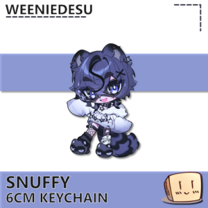 Punk Snuffy Keychain - weeniedesu