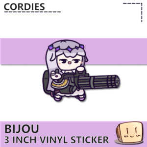 Minigun Bijou Sticker - Cordies