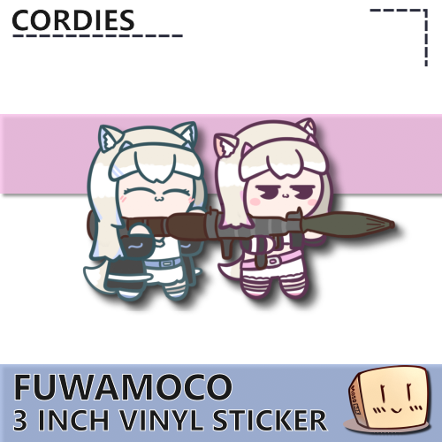 COR-S-13 RPG FuwaMoco Sticker - Cordies - Store Image