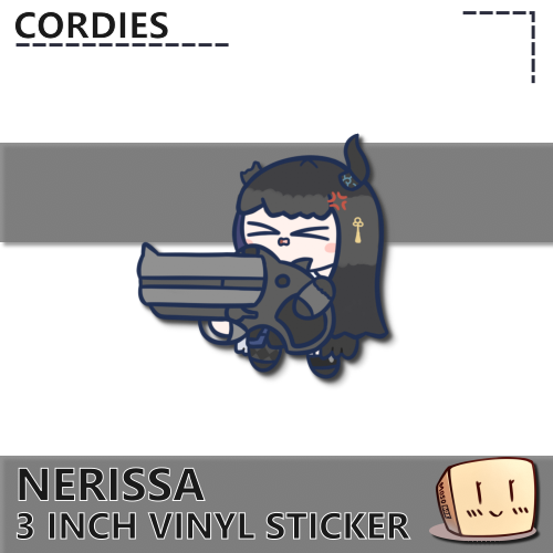 COR-S-14 Deringer Nerissa Sticker - Cordies - Store Image