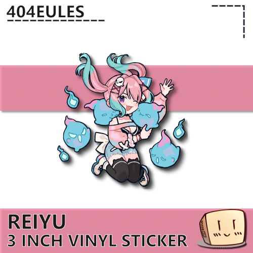 GUI-S-01 Reiyu and Ghostling Sticker - 404Eules - Store Image