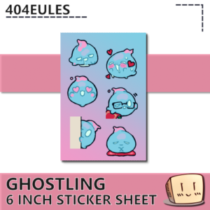 Reiyu Ghostling Sticker Sheet - 404Eules