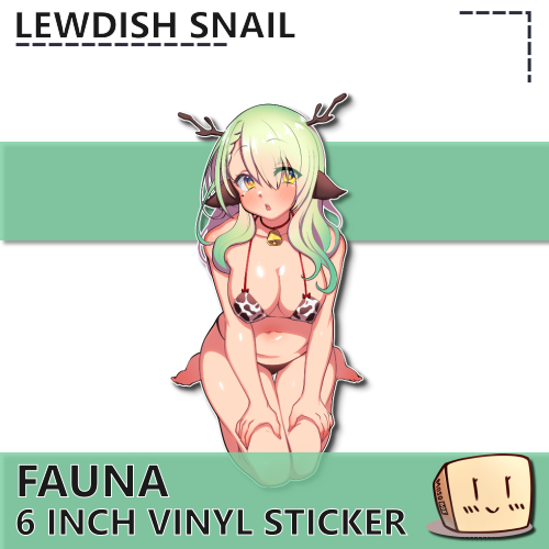 LEW-S-13 Cowkini Fauna Sticker - Lewdish Snail - Store Image
