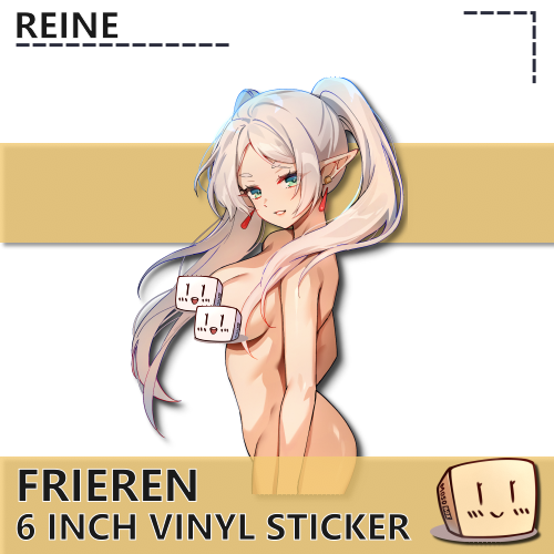 REI-S-A-30 Frieren NSFW Sticker - Reine - Censored