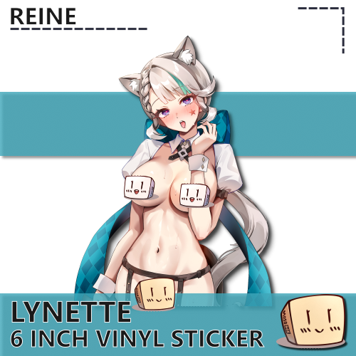 REI-S-A-32 Lynette NSFW Sticker - Reine - Censored