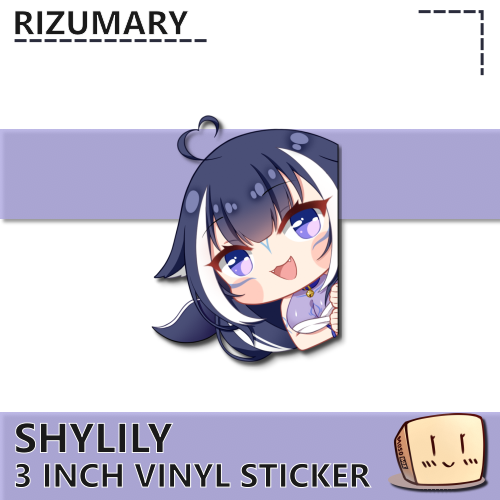SHY-S-03 Shylily Side Peeker Sticker - Rizumary - Store Image