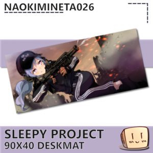 Tactical Sleepy Deskmat - naokimineta026