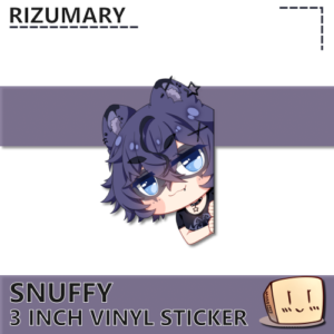 Punk Snuffy Side Peeker Sticker - Rizumary