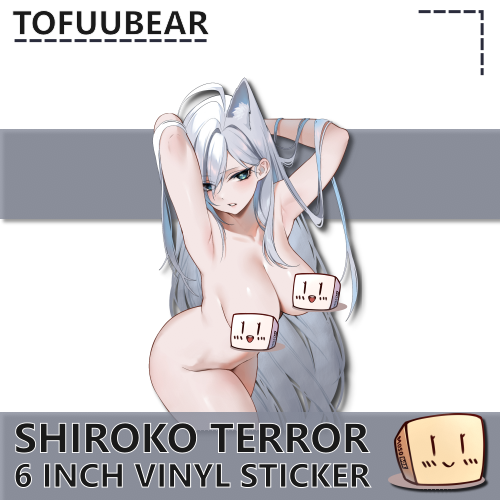 TOF-S-59 Lingerie Shiroko Terror NSFW Sticker - TofuuBear - Censored