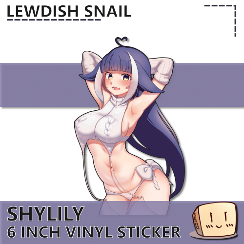 LEW-S-16 Virgin Destroyer Sweater Shylily Sticker - Lewdish Snail - Store Image