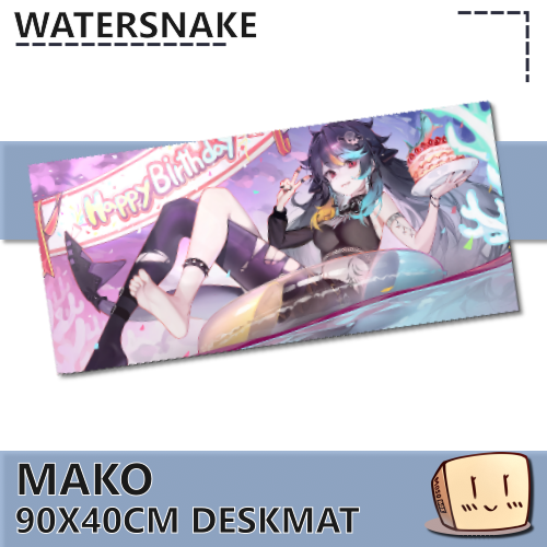 MAK-DM-01 Mako Birthday Deskmat - Watersnake - Store Image