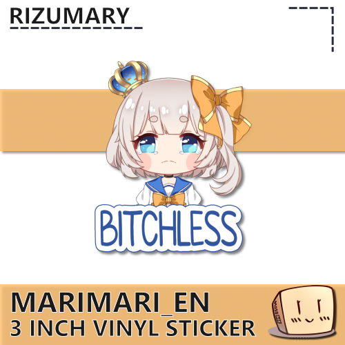 MRI-S-01 Bitchless MariMari_EN Sticker - Rizumary - Store Image