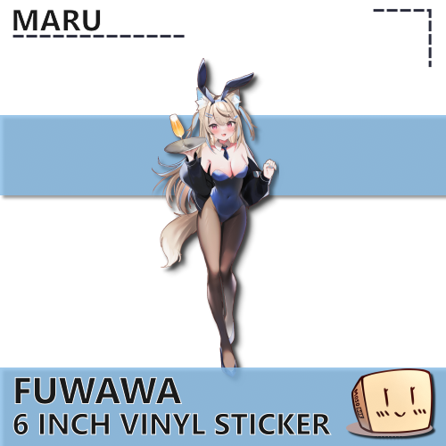MRU-S-02 Bunny Girl Fuwawa Sticker - Maru - Store Image