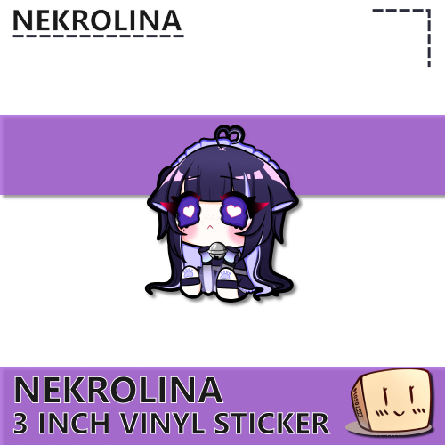 NKR-S-01 Nekrolina Chibi Sticker - Nekrolina - Store Image