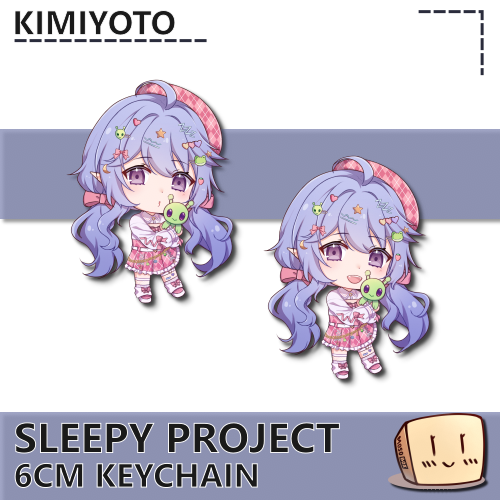 SLP-KC-02 Chibi Casual Sleepy Project Keychain - Kimiyoto - Store Image