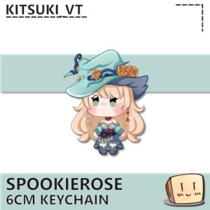 Spookie Plush Keychain - Kitsuki_VT