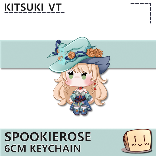SPO-KC-01 Spookie Plush Keychain - Kitsuki_VT - Store Image