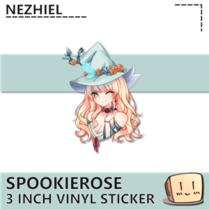 Spookie Heart Sticker - Nezhiel