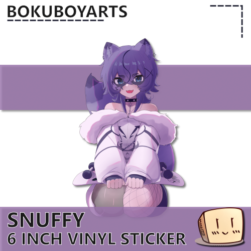 BOK-S-01 Punk Snuffy Sticker - Bokuboyarts - Store Image