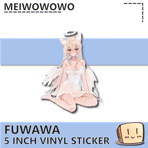 MEI-S-01 Angel Fuwawa Sticker - Meiwowowo - Store Image