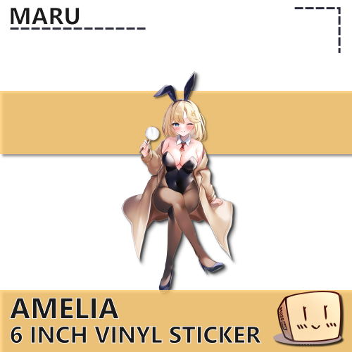 MRU-S-06 Bunny Girl Amelia Sticker - Maru - Store Image