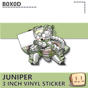 Race Queen Juniper Sticker - b0x0d