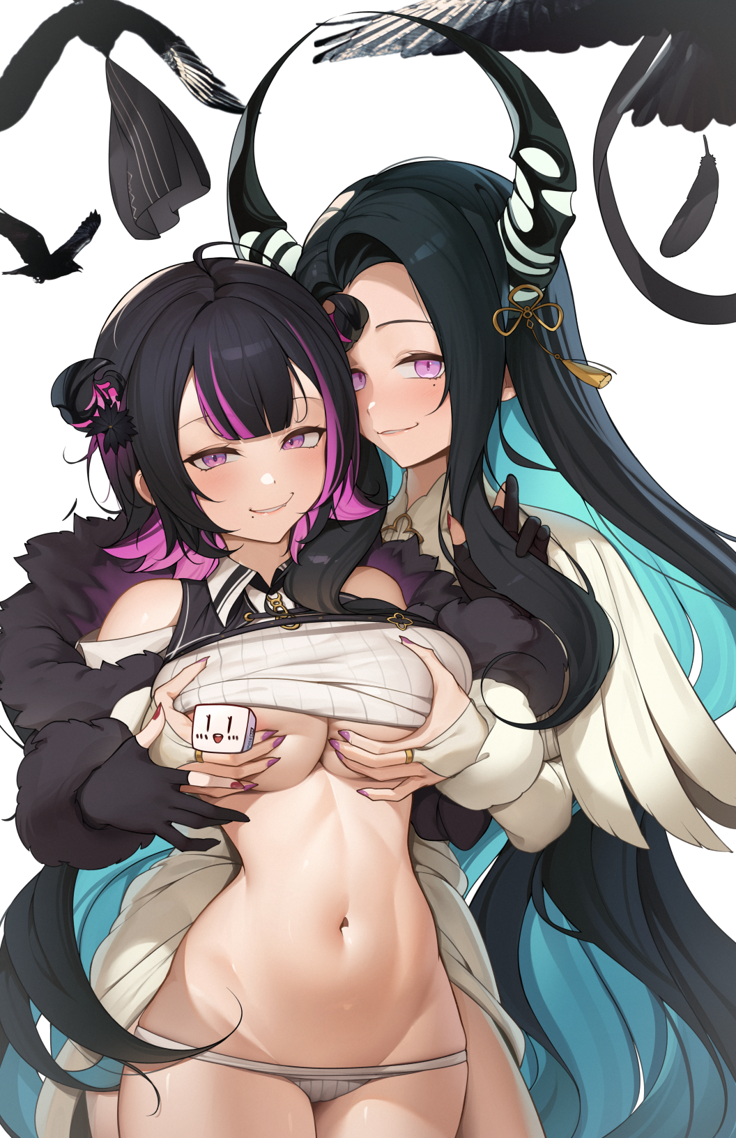 GRE-A-41 Nerissa Sisters Clothed NSFW - GreatoDoggo - Store Image