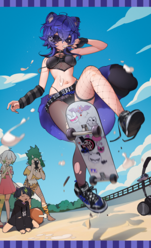 Skater Punk Snuffy Wallscroll - GreatoDoggo