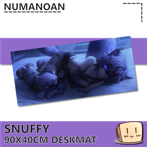 SNU-DM-02 Sleepy Punk Snuffy Deskmat - Numanoan - Store Image