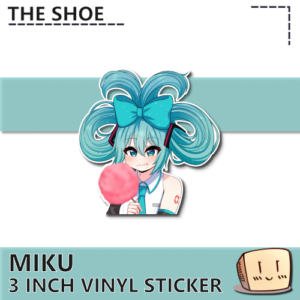 Cotton Candy Miku Sticker - The Shoe