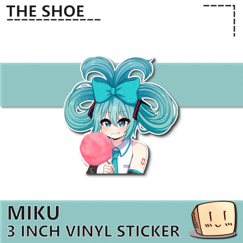 SOE-S-04 Cotton Candy Miku Sticker - The Shoe - Store Image