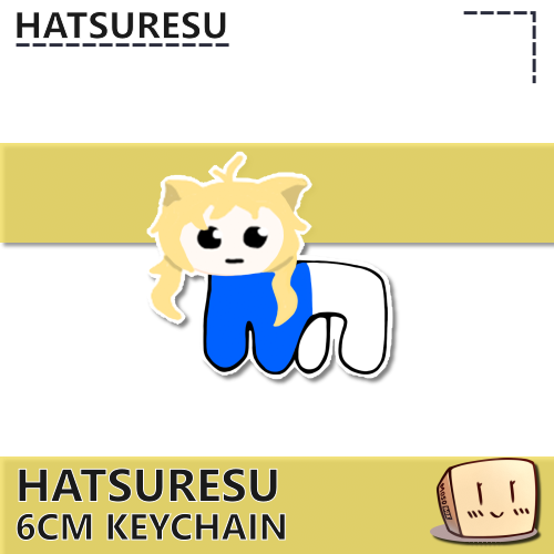 HAT-KC-01 Yippee Hatsuresu Keychain - Hatsuresu - Store Image