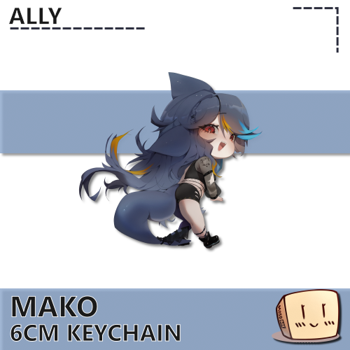 MAK-KC-03 Chibi Mako Keychain - Ally - Store Image