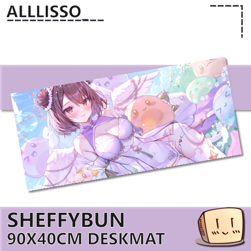 SHE-DM-01 Sheffybun Deskmat - alllisso_ - Store image