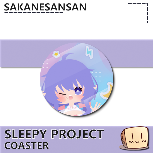 SLP-COA-01 Idol Sleepy Coaster - sakanesansan - Store Image