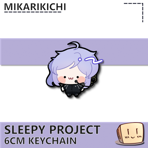 SLP-KC-04 Chibi Tactical Sleepy Keychain - mikarikichi - Store Image
